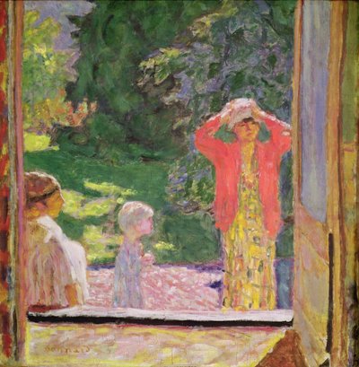 Frente a la Ventana, 1918 de Pierre Bonnard