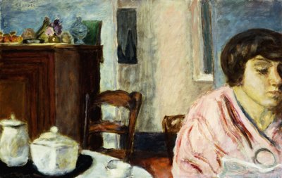 Interior con cabeza de Pierre Bonnard