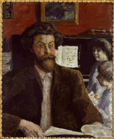 Compositor Claude Terrasse con sus Hijos Jean y Charles de Pierre Bonnard