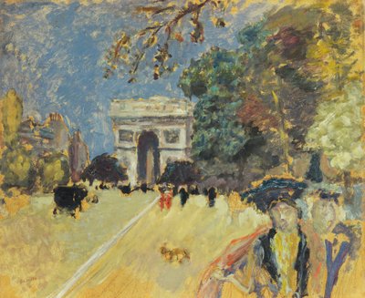 El Arco de Triunfo, c.1899 de Pierre Bonnard