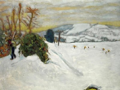 La nieve en Grand-Lemps (Nieve en Dauphiné) de Pierre Bonnard
