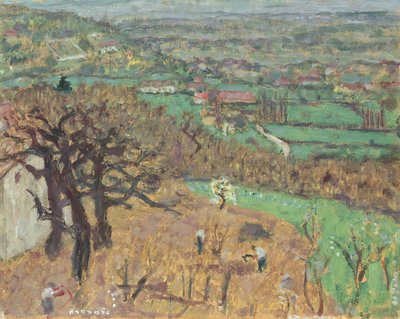 Paisaje en Dauphiné, c.1899 de Pierre Bonnard