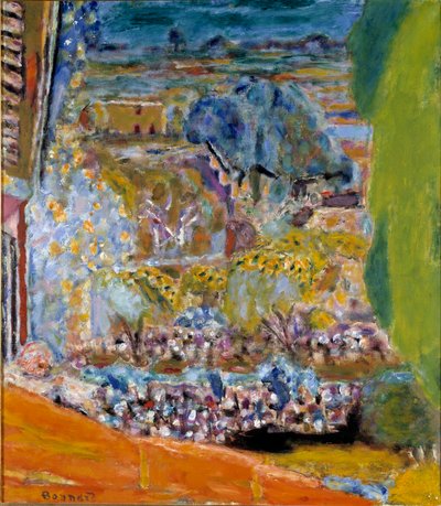 Paisaje del Tejado Rojo Cannet de Pierre Bonnard