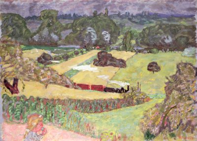 Paisaje con tren de carga, 1909 de Pierre Bonnard