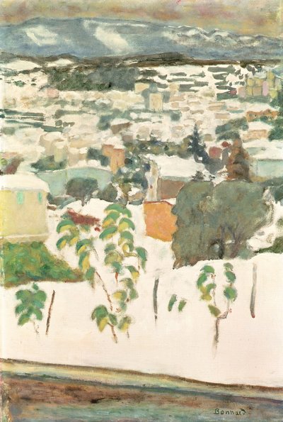 Le Cannet en la nieve, c.1927 de Pierre Bonnard