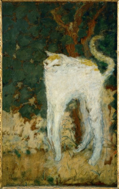 El gato blanco de Pierre Bonnard