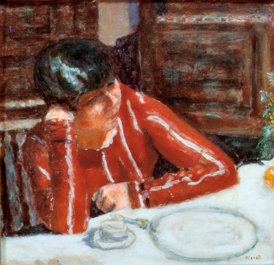 Le corsage rouge de Pierre Bonnard