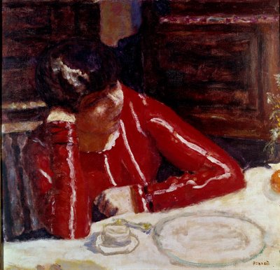 Le corsage rouge de Pierre Bonnard