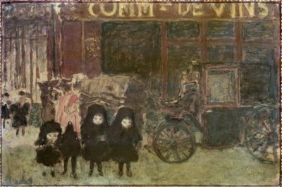 El carruaje o El comercio de vinos o La salida de la escuela de Pierre Bonnard