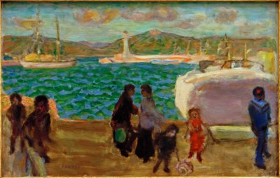 El golfo brumoso (cielo de mistral) de Pierre Bonnard