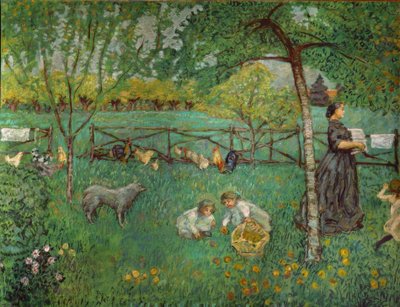El gran jardín en Clos de Pierre Bonnard