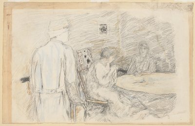 Le permissionnaire (el herido en su familia) de Pierre Bonnard