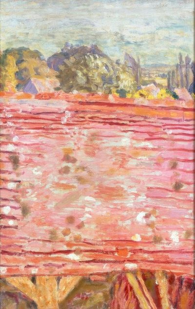 El techo rojo de Pierre Bonnard