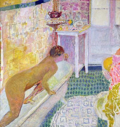 Saliendo del baño, c.1926-30 de Pierre Bonnard