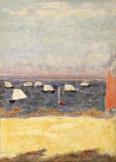 Les Voiliers, regatas, ca 1932 de Pierre Bonnard