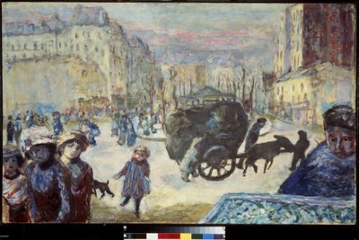 Mañana en París (Mañana en París). Pintura de Pierre Bonnard (1867-1947) de Pierre Bonnard
