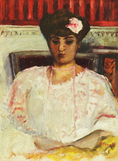Misia con blusa rosa de Pierre Bonnard