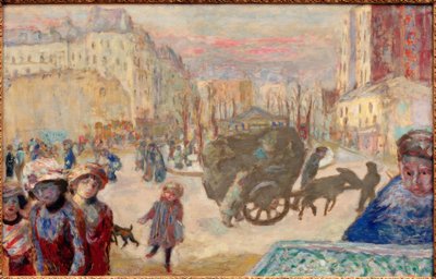 Mañana en París de Pierre Bonnard