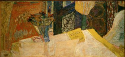 Naturaleza muerta con ramo de flores (La Venus de Cirene) de Pierre Bonnard