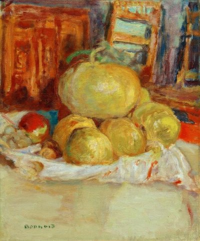 Naturaleza muerta con frutas de Pierre Bonnard