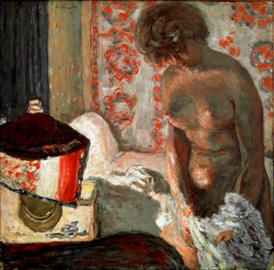 Desnudo a la lámpara de Pierre Bonnard