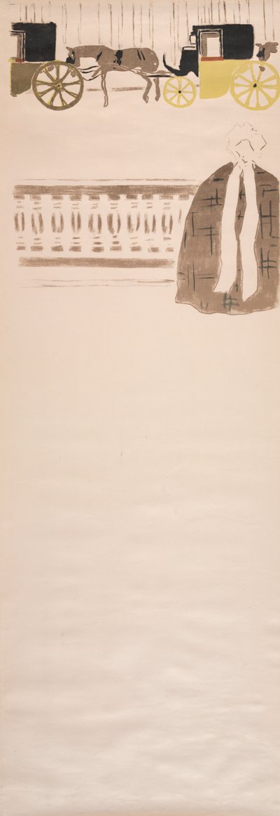 Paseo de las Niñeras, Friso de Carruajes de Pierre Bonnard