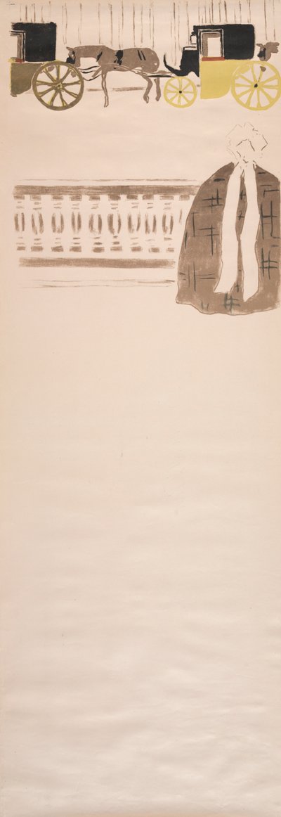 Paseo de las niñeras, Friso de Carrozas, 1895 de Pierre Bonnard