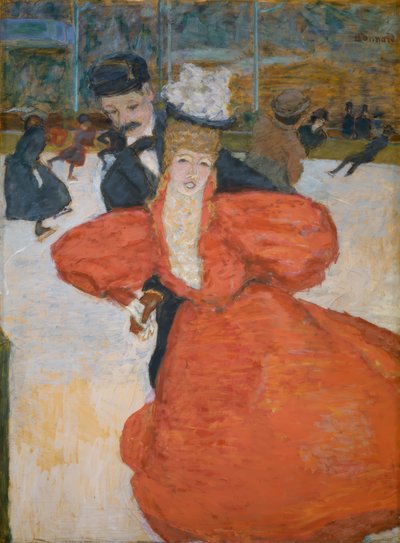 Palacio de los espejos, o Los patinadores de Pierre Bonnard