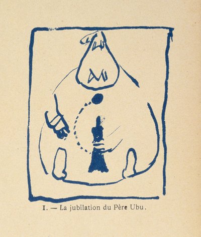 La jubilación de Pere Ubu - del Alfabeto de Pere Ubu de Pierre Bonnard