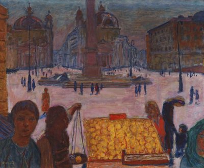 Piazza del Popolo, Roma de Pierre Bonnard