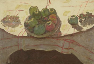 Plato de manzanas en una mesa, c.1910-12 de Pierre Bonnard