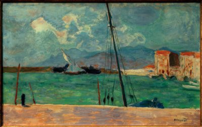 Puerto de Cannes o La vela latina de Pierre Bonnard