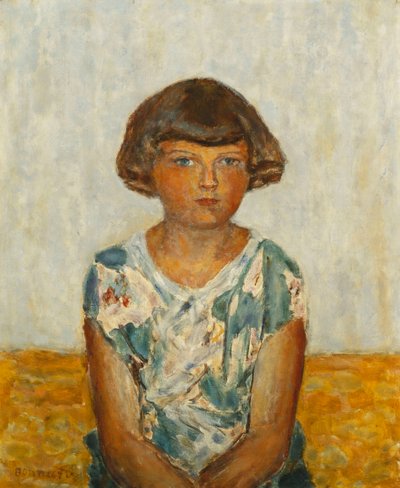 Retrato de una joven, c.1924 de Pierre Bonnard