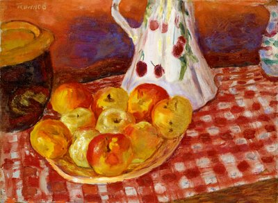 Manzanas Rojas y Amarillas de Pierre Bonnard