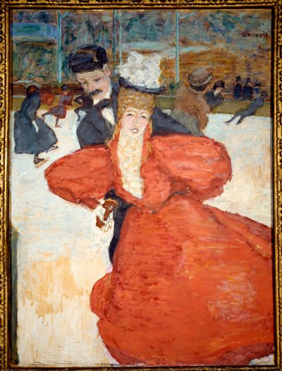 Patinadores de Pierre Bonnard