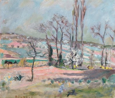 Paisaje de primavera de Pierre Bonnard