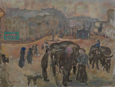 Escena de calle de Pierre Bonnard