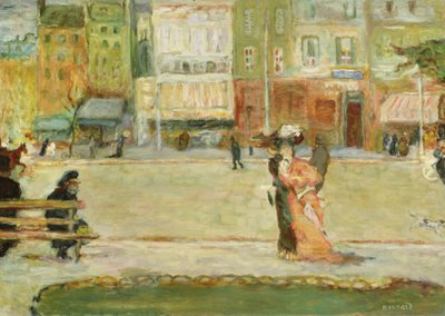 Escena de calle, Avenida Clichy, París de Pierre Bonnard