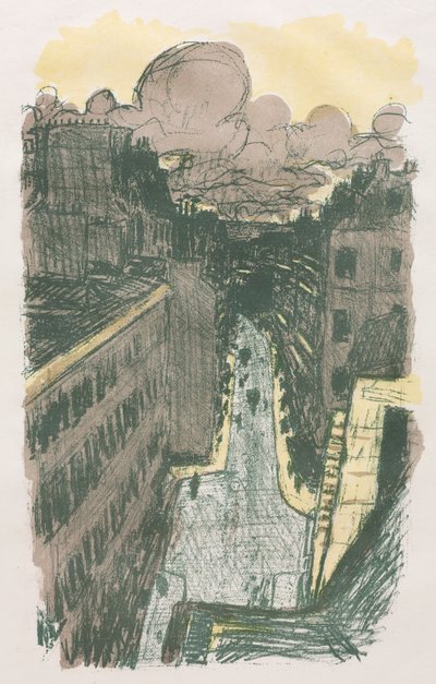 Escena de Calle desde Arriba de Pierre Bonnard