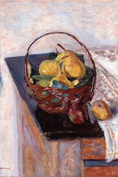 La canasta de frutas de Pierre Bonnard