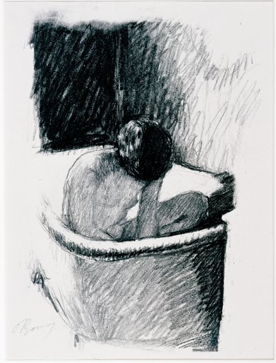 El Baño, c.1925 de Pierre Bonnard