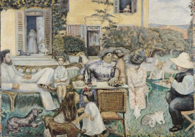 La tarde burguesa, o La familia Terrasse de Pierre Bonnard