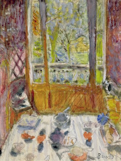 La sala de desayuno, c.1930 de Pierre Bonnard
