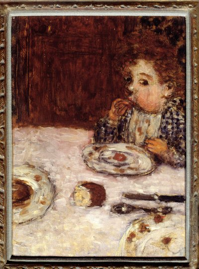 El niño que almorzó de Pierre Bonnard