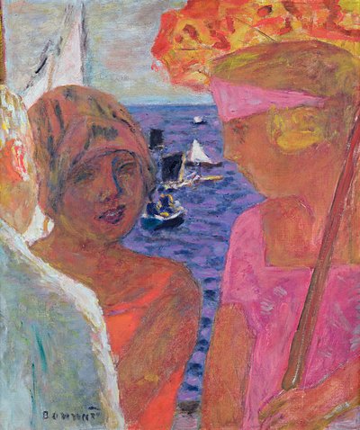 La Conversación en Arcachon, 1926 de Pierre Bonnard