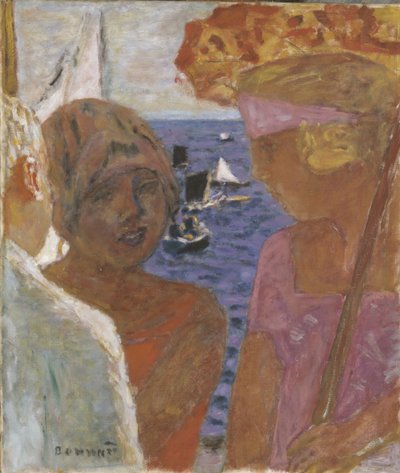 La Conversación en Arcachon de Pierre Bonnard