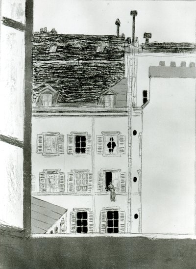 La casa en el patio de Pierre Bonnard