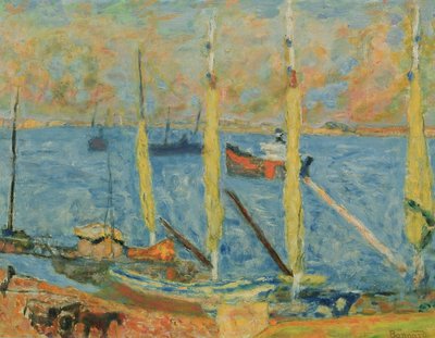 El Puerto de St. Tropez, 1930 de Pierre Bonnard
