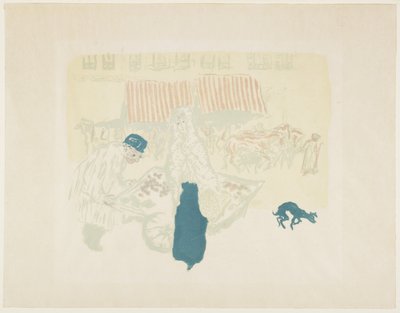 El vendedor de verduras, c. 1897 (publicado 1899) de Pierre Bonnard