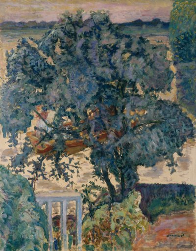 Árbol junto al río de Pierre Bonnard